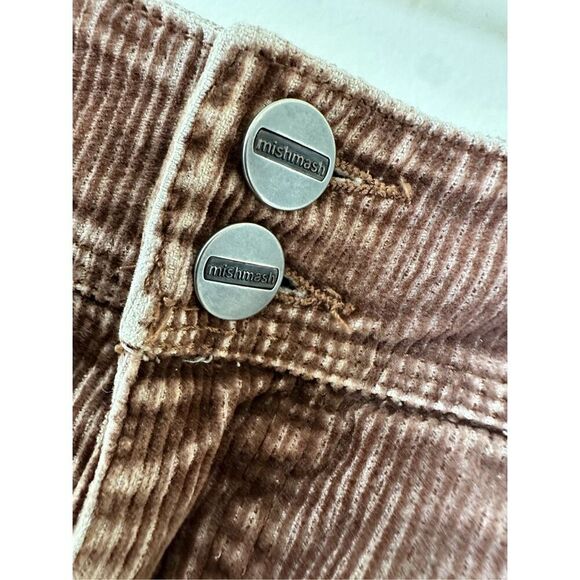 Mishmash Brown Y2K Corduroy Mini Skirt Size 1/2 - Picture 4 of 5